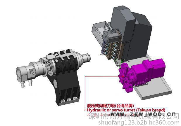 硕方SC-46Y车铣复合数控车床|液压刀塔|动力刀具图5