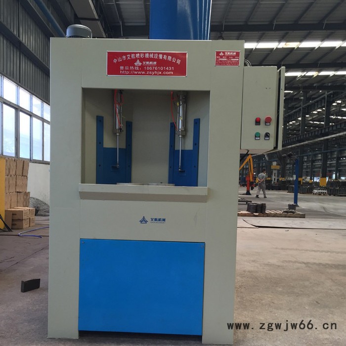 自动喷砂机合金刀具强化表面中山转盘喷砂机图3