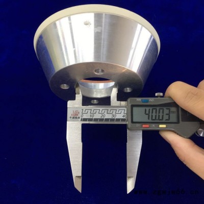 郑州科美 陶瓷金刚石砂轮 金刚石碗型砂轮 磨削刀具专用 端面磨陶瓷砂轮  CNC磨床专用碗型金刚石砂轮