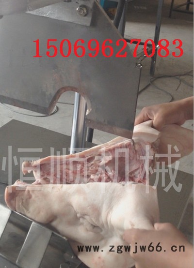 恒顺200猪头劈半机  猪头羊头留脑劈半机 锰**具劈半机图3