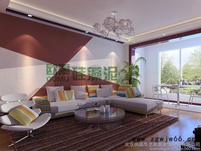 欧幕硅藻泥健康环保墙面装饰材料耐火/防火材料图1