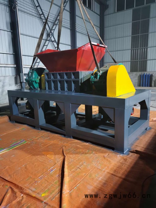 双辊撕碎机 大件垃圾撕碎机 单轴撕碎机刀片 稻草撕碎机 大型撕碎机 秸秆撕碎机 单轴撕碎机刀具图2