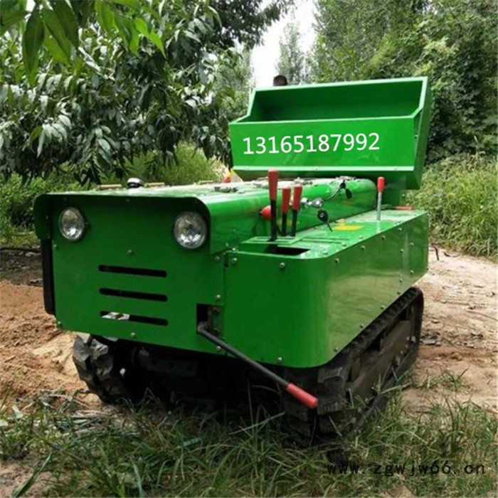 蓝莓园开沟机 五大刀具的履带式耕地机富兴 适合山地作业的挖沟施肥机图8