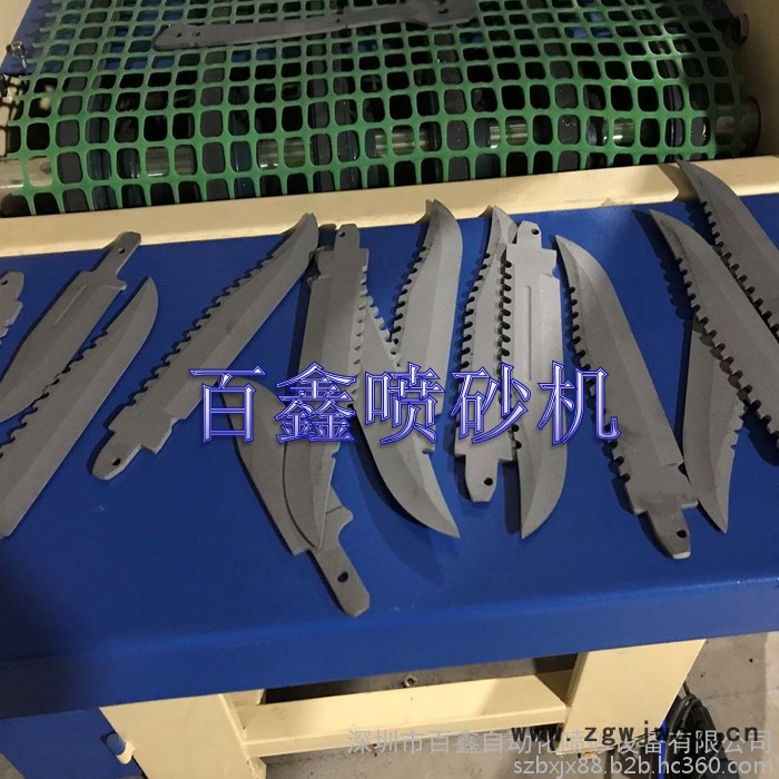 百鑫 喷砂设备 刀具不锈钢自动化喷砂设备**一台起批图4
