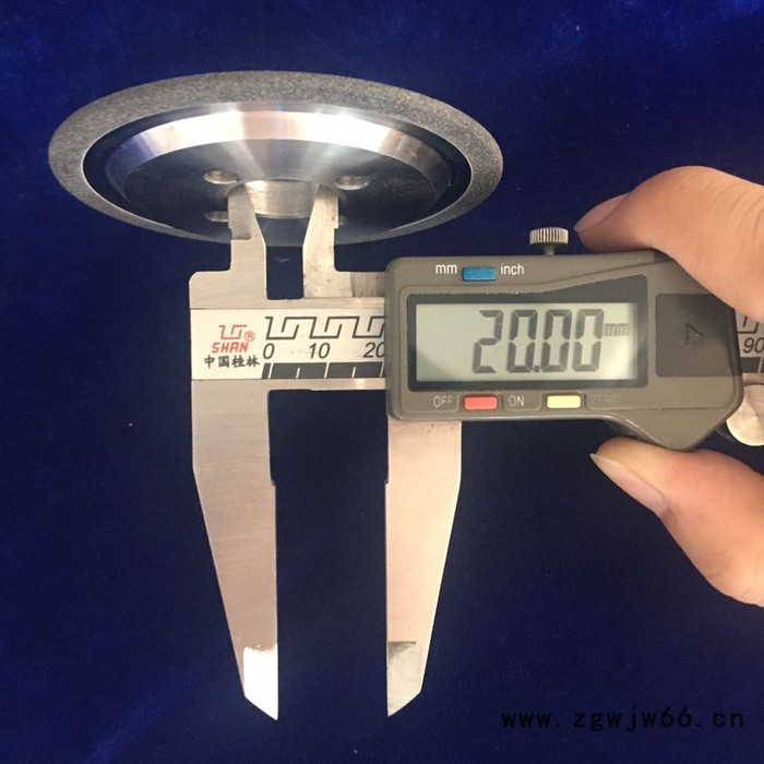 陶瓷cbn砂轮 立方氮化硼砂轮  磨PCD刀具砂轮片 陶瓷cbn杯型砂轮  双面加强图7