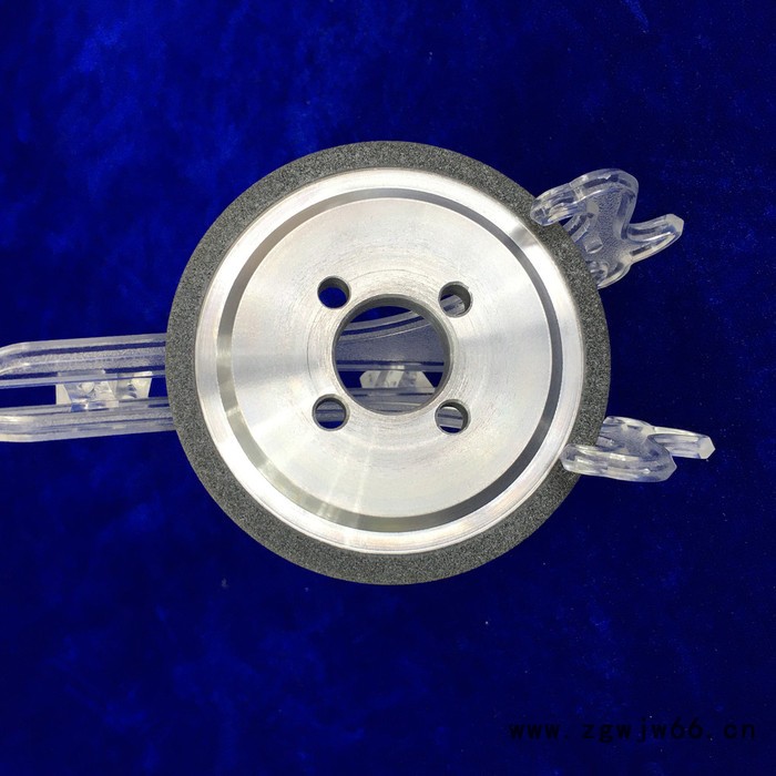 陶瓷cbn砂轮 立方氮化硼砂轮  磨PCD刀具砂轮片 陶瓷cbn杯型砂轮  双面加强图5