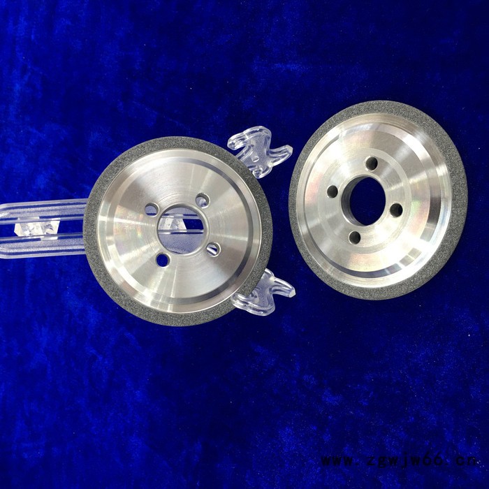 陶瓷cbn砂轮 立方氮化硼砂轮  磨PCD刀具砂轮片 陶瓷cbn杯型砂轮  双面加强图2