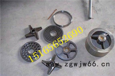 100/120/130冻肉绞肉机设备及配件刀具 孔盘预切板料盘刀片图2