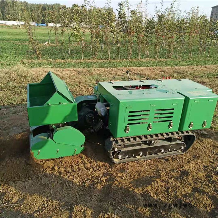 佳硕履带开沟机操作简单 可遥控履带开沟机 可随时更换刀具的锄草机图2