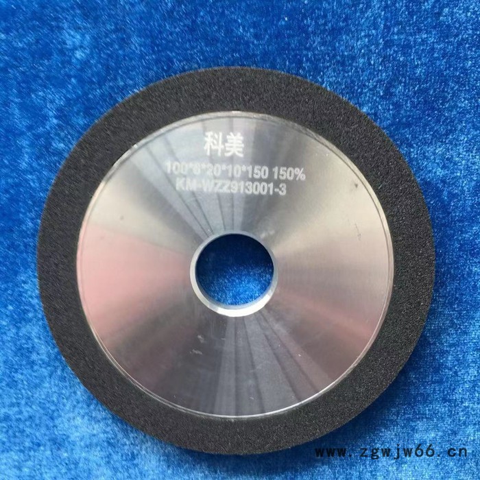 河南科美 陶瓷cbn砂轮 不锈刀具专用砂轮 黑色立方氮化硼砂轮制造  5mm耐磨块使用周期长 寿命好图3