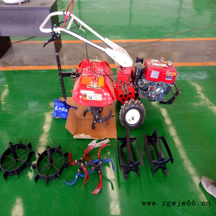 斯诺 7.5马力可配多种刀具田园松土旋耕除草机 手推锄地机供应图2