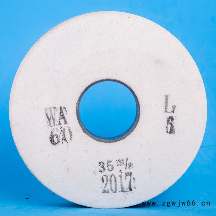 白刚玉平口砂轮 砂轮陶瓷白刚玉 刃磨刀具白刚玉砂轮250*25*75图2