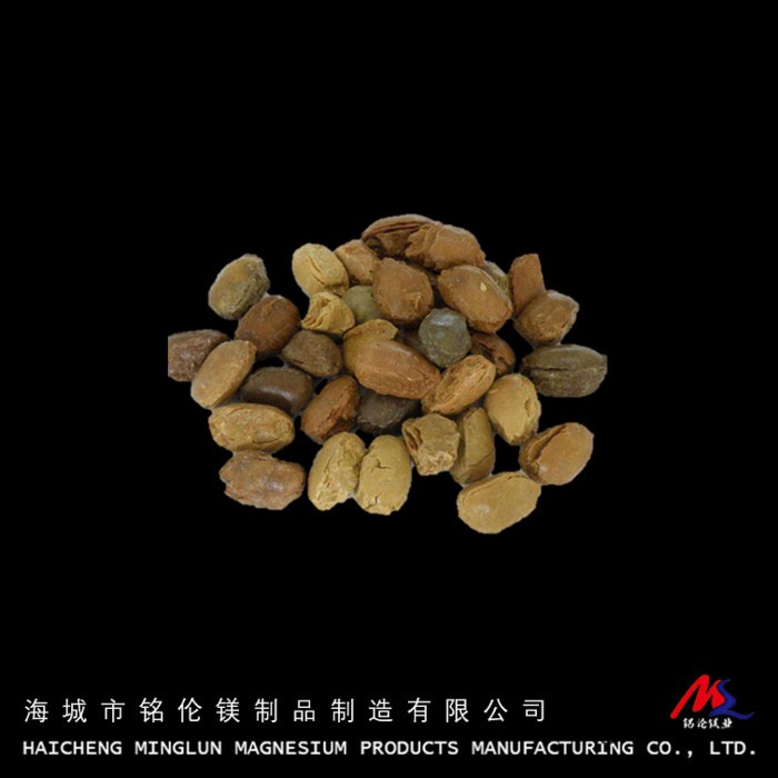 铭伦中档镁砂94 重烧中档镁砂镁球、耐火材料、阻燃材料重烧镁砂、碱性炉料镁砂 辽宁海城重烧镁砂图2