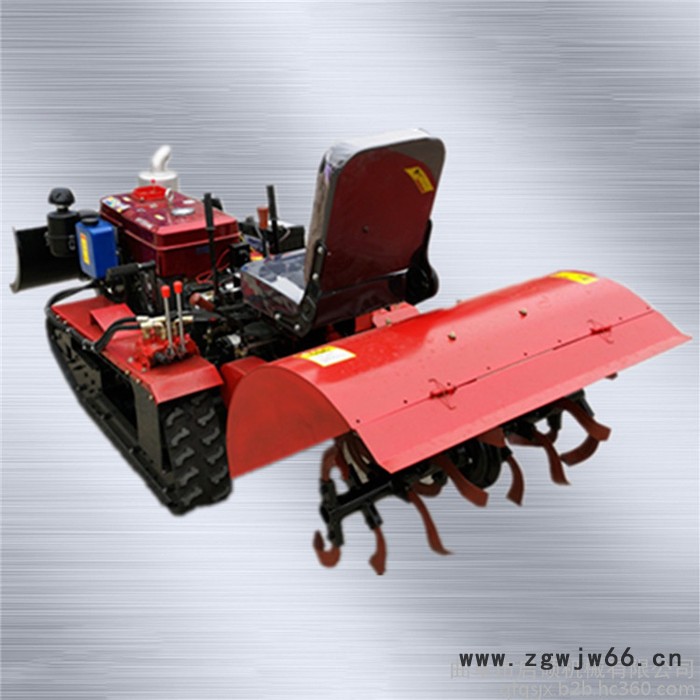 启硕多刀具配置大马力旋耕 双变速箱开沟施肥机 35马力履带推土机直销图4