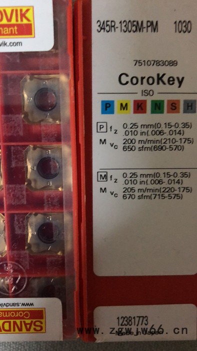 SANDVIK/山特维克345R-1305M-PM 1030数控刀片优势订购欧美数控刀具山特肯纳伊斯卡山高等图3
