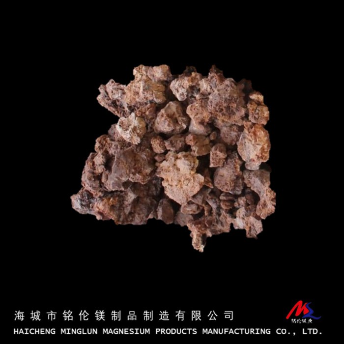 辽宁海城重烧镁砂厂家 铭伦重烧镁砂 92重烧镁砂 烧结镁砂 耐火材料 重烧镁砂 高温电气绝缘材料镁砂图3