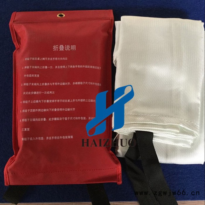海卓 耐火防火材料厂家 玻璃纤维防火毯/家用灭火毯批发销售图2