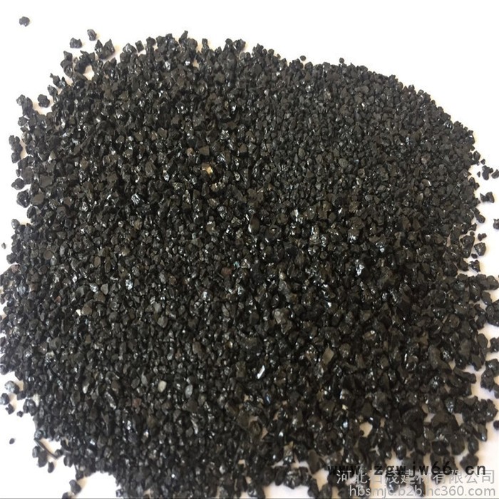 石茂 耐火材料用黑色石英砂 建筑用黑色石英砂 10-20目黑色铸造砂图6