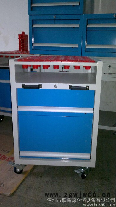 石家庄数控刀具存放车，标准移动刀具车图片，联鑫源移动刀具车图3