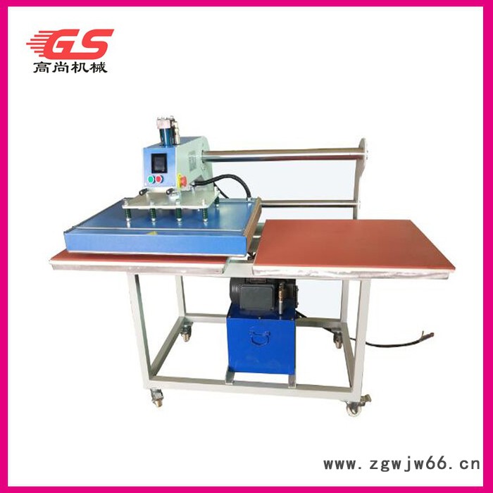东莞**陶瓷大理石木板玻璃铝板压烫机上滑式刀具热压机60*80cm液压压力大烫画机印花机设备图3