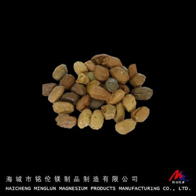 铭伦中档镁砂95 重烧镁砂耐火材料 阻燃材料中档镁砂 碱性炉料重烧镁砂 辽宁海城镁砂