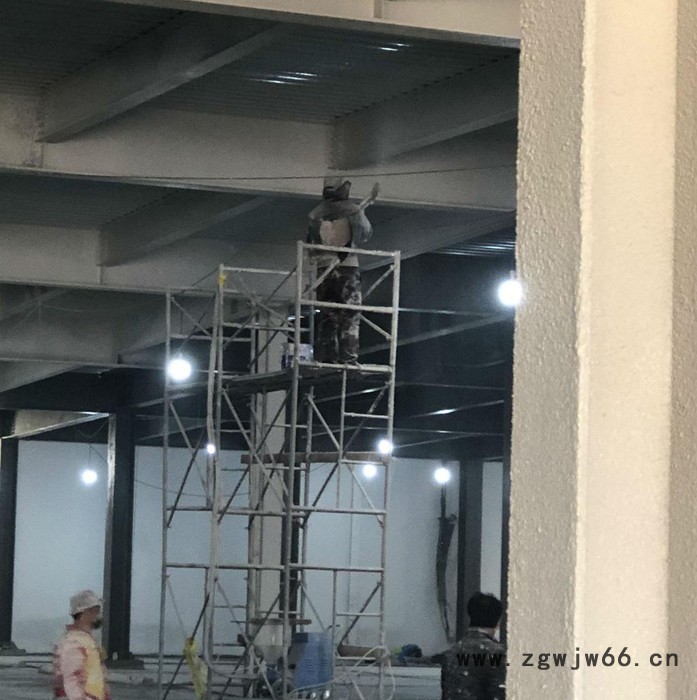 名泵 防火涂料 膨胀型钢结构防火材料 薄型钢结构防火涂料图2