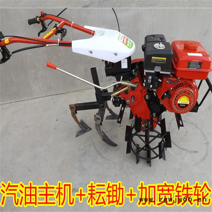 农康170汽油机 微耕机  四驱微耕机 汽油微耕机 手扶式多功能微耕机 免费送旋耕刀具 大马力旋耕机图3