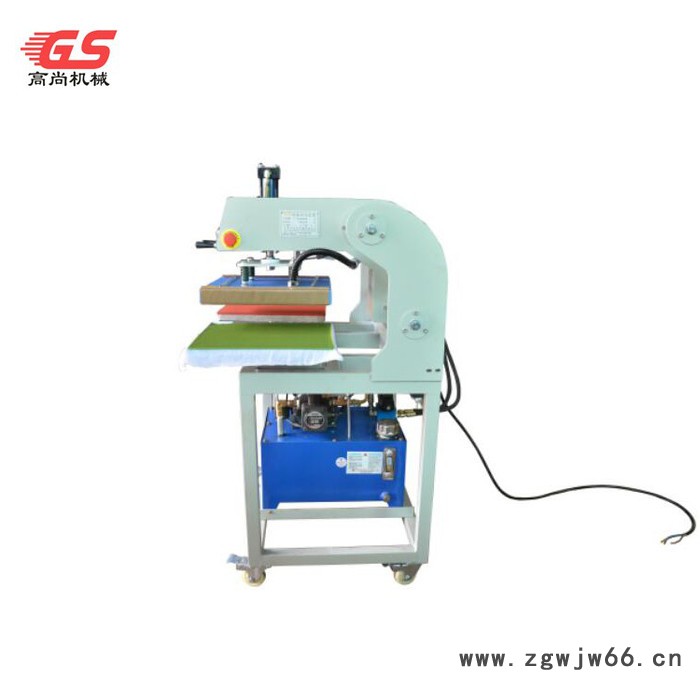 东莞**陶瓷大理石木板玻璃铝板压烫机上滑式刀具热压机380*380mm热转印设备烫画机烫钻机T恤印花机烫平液压机图4