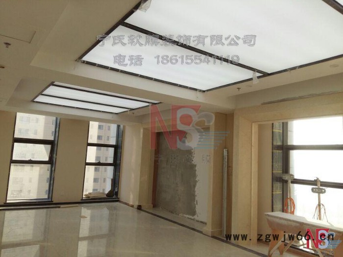 西安A级膜防火吊顶 西安防火灯箱防火材料 阻燃材料图4