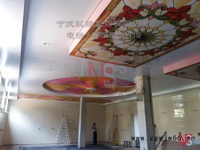 西安A级膜防火吊顶 西安防火灯箱防火材料 阻燃材料图2