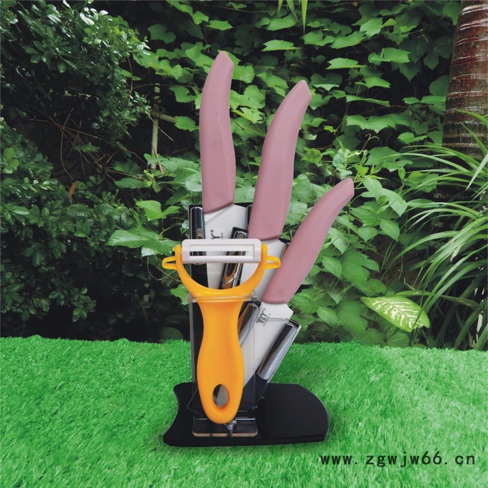 鲸鱼柄陶瓷刀具组合图2