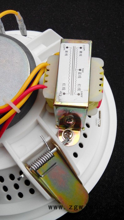 ZERC(凌度）6.5寸大功率**吸顶天花喇叭  防火材料 质保一年图3