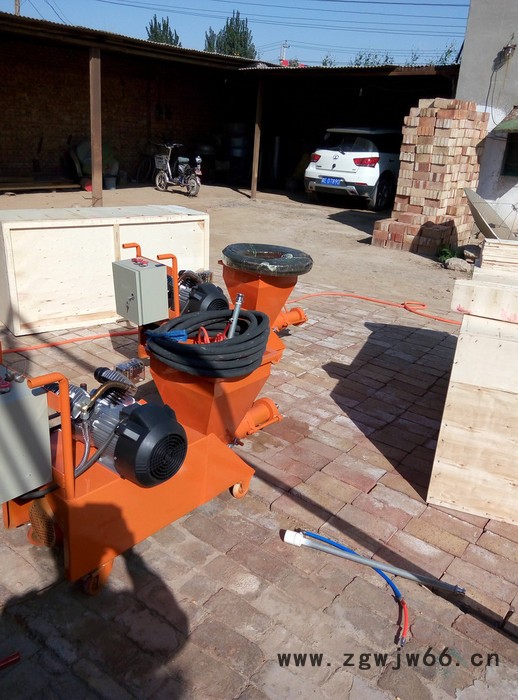 邢台宏旺多功能新型腻子喷涂机 砂浆喷涂机 防火材料涂料快速喷涂机图2