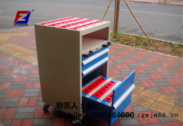 CNC刀具柜刀具车 BT30BT40刀套刀具柜 带抽屉刀具柜直销图2