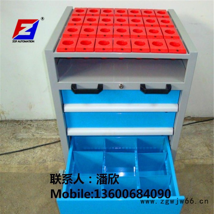 CNC刀具柜刀具车 BT30BT40刀套刀具柜 带抽屉刀具柜直销图3