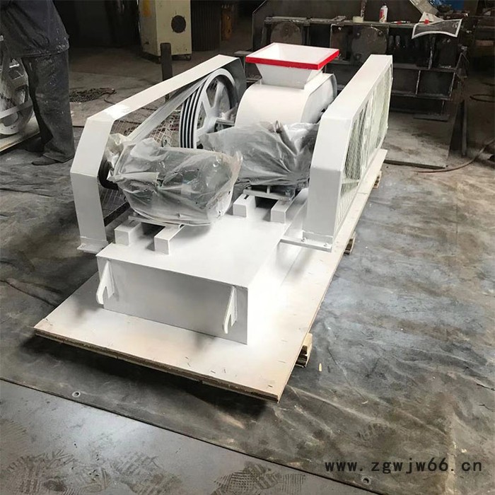 富德2PG-900*500小型炉料对辊破液压辊式破碎机耐火材料对辊破碎机河卵石节能制砂机图5