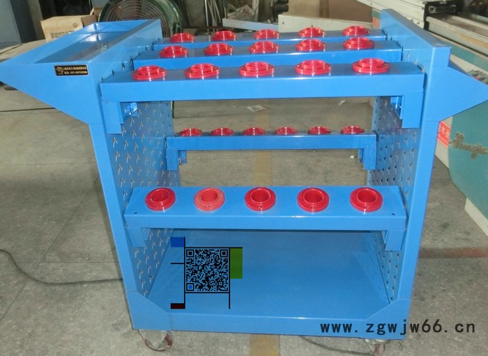 BT40刀具车 数控BT50刀柄存放车HSK63刀具架 工具管理车BT30/50图3