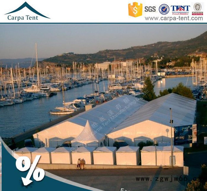 直销五家渠室外临时展示篷房  采用防风防雨防火材料制作图2