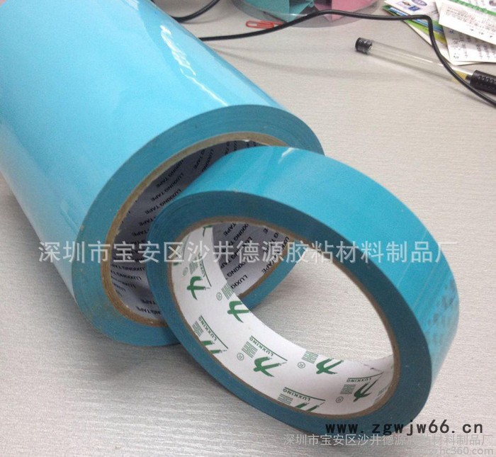 出口品质五年质保蓝色需借助刀具可定制规格pet胶带固定冰箱胶图3