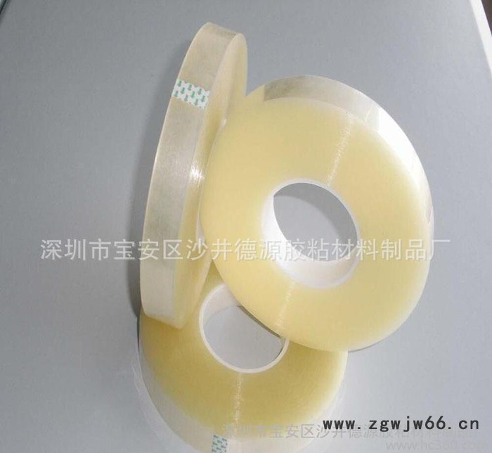 直销透明黄色需借助刀具低噪音胶带无声130白色胶带行业图3