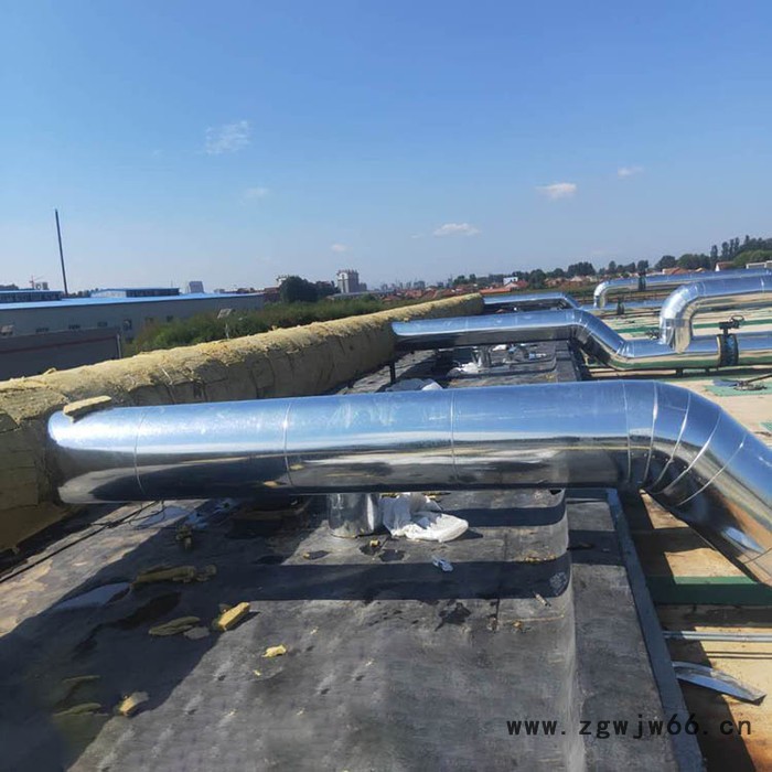 跃飞大厂出品铁皮复合保温材料 铁皮铝片保温 不锈钢机房保温 罐体锅炉设备外层保温施工 铁皮保温材料加工图6