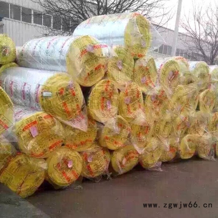 铝箔玻璃棉卷毡 铝箔玻璃棉保温材料 离心玻璃棉保温材料图5
