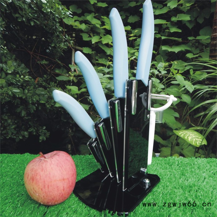 鲸鱼柄陶瓷刀组 金得宝陶瓷刀具批发套组图4