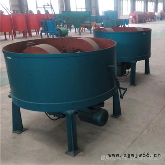 立式混凝土搅拌轮碾机 立式平口砂石轮碾机 耐火材料轮碾机 昆明金马机械图5