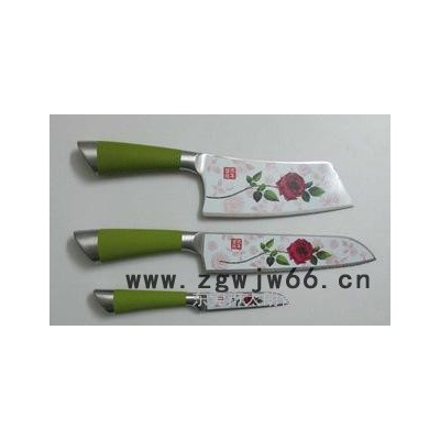 百年蔷薇刀具 百年蔷薇三件套 蔷薇刀具批发 厨房刀具厂家