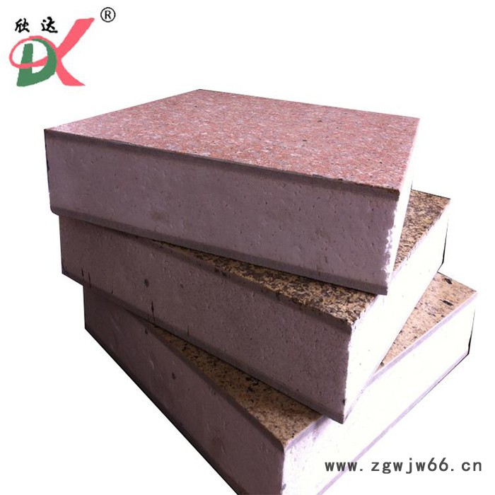 兴达厂家供应外墙保温专用氟碳漆饰面一体板保温材料图2