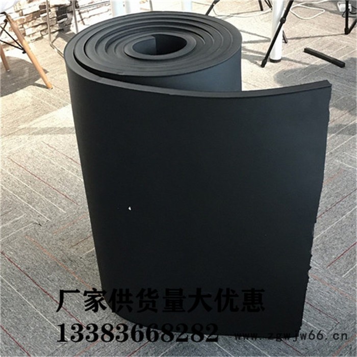 柏能节能 b1橡塑保温管 保温隔音棉 室内吸音板 橡塑管道保温材料图4