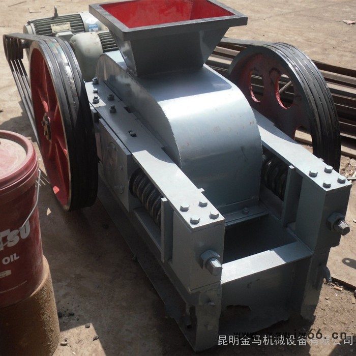 煤炭对辊式破碎机 柴煤褐煤液压对辊式制砂机 水泥熟料耐火材料辊式破碎机 齿辊破碎机金马机械图4