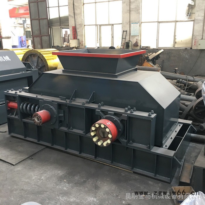 煤炭对辊式破碎机 柴煤褐煤液压对辊式制砂机 水泥熟料耐火材料辊式破碎机 齿辊破碎机金马机械图8