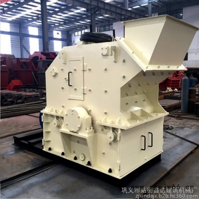 鑫达多功能矿山制砂生产线设备  耐火材料石料制砂机  高效开箱制砂机 移动式液压打砂机厂家- 反击式细碎制砂机